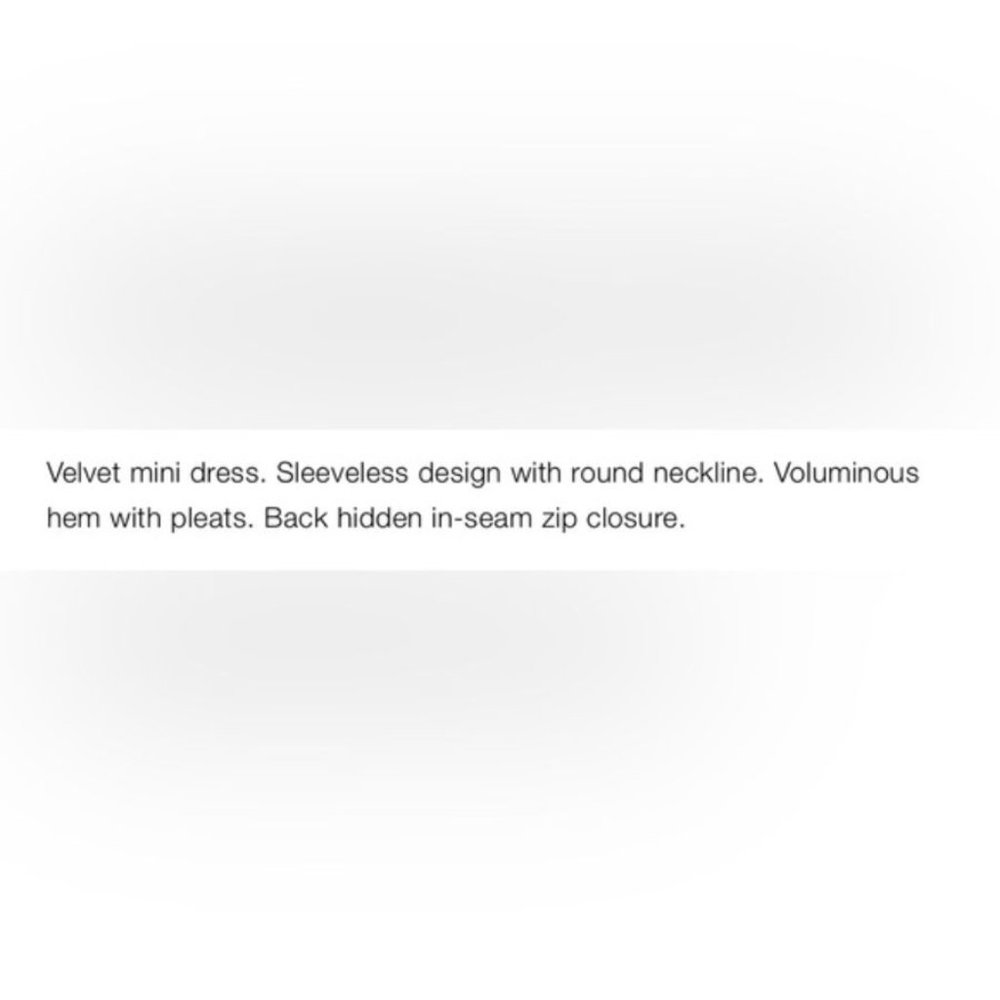 ZARA Voluminous Red Velvet Dress - Picture 8 of 9